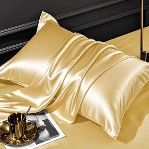 Silk pillowcase satin pillow cover cooling smooth ice silk viscose hair care skin care sulit budol sleep