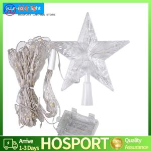【HCS】LED Waterfall Tree Lights with Topper Star Star String Lights for Indoor Yard Patio Home Holiday Party Decor