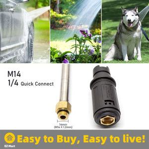 【Fast Shipping】 High Pressure Washer Nozzle Tips Variable Spray Pattern 1/4inch Quick Connect Plug 3000 Psi Car Washing Female 1/4 Thread M14 Head Washer-Nozzle-Tip
