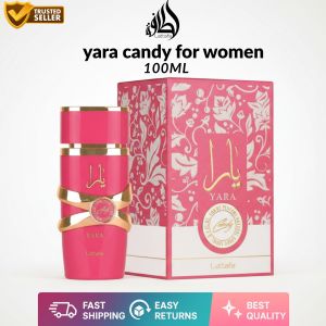 [NEW ARRIVAL] Lattafa Yara Candy 100ML EDP Strawberry Perfume Original Dubai UAE With Hologram Women Fragrance