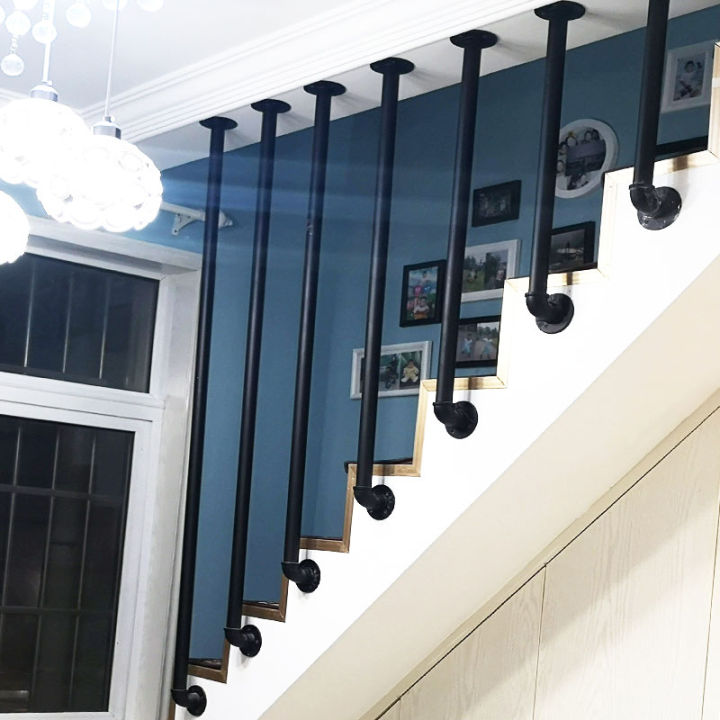 Compound stair handrail guardrail simple modern wrought iron Europeanstyle household fence