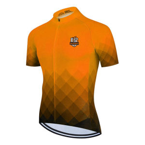 Aonuo Summer Cycling Jersey Bike MTB Jersey Short Sleeve Comfortable UV-Protection Bicycle Cycling Clothing for Men