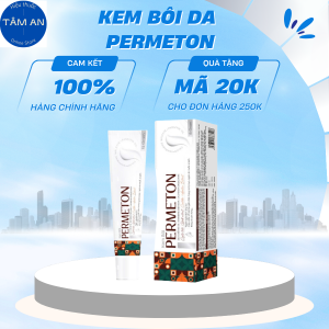 Kem bôi da trẻ em Permeton 15gr  viêm da mụn ngứa hăm tã các vết côn trùng đốt