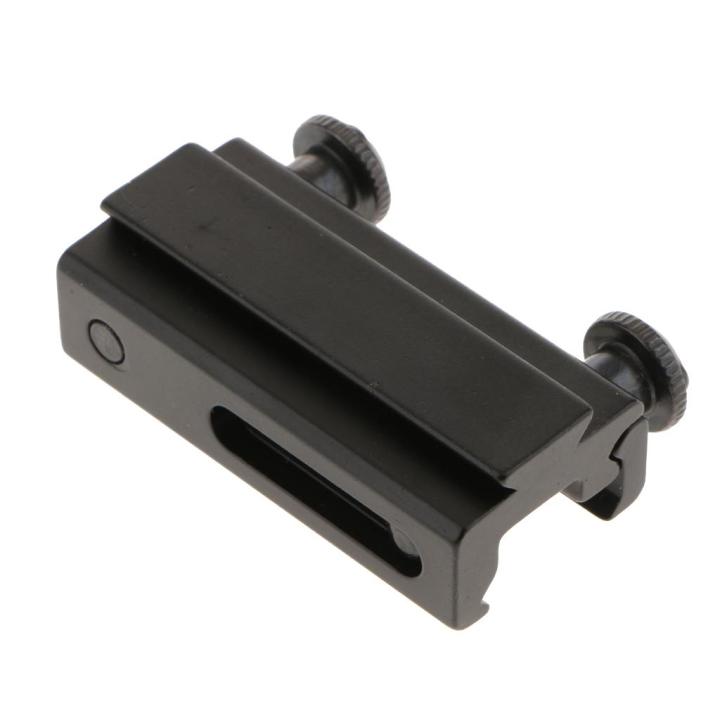 LazaraToy Picatinny Rail Scope Mount Adapter 20mm Dovetail to 14mm ...