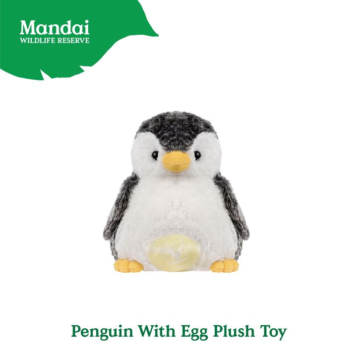 Penguin With Egg Emperor Plush Mini Penguin Singapore Chouchou Toy