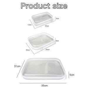 【COD/Original】Hard Shelled Clear Bins Zippered Pouch for Organization (Toys Snacks Cosmetics Travel Diaper Bag Organization)