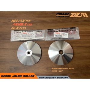Pulley CVT pulley pully puli custom rumah roller roler DZM Racing Yamaha Aerox 155 NMAX 155 LEXI 125 NVX 155 Modifikasi Ori Original