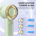 ZOLURA F60 Mini Portable Hand Fan USB Rechargeable Personal Battery Operated Small Pocket Fan For Travel Outdoor. 