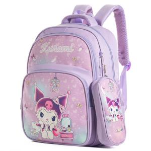 【HOORAY】New Design Kid Backpack With Pencil Case Cartoon School Bag Students Backpack 16 inches #BK0237#