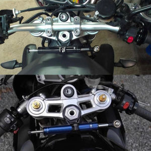 QMSTART Racing Motorcycle Black Steering Damper Stabilizer Bracket Mounting Holder For TRIUMPH Daytona 675 R 675R 2006 2007 2008 2009 2010 2011 2012