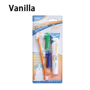 Pet Brushing Teeth Set Cat Dog Dental Cavity Cleaning Care Remove Bad Breath Fresh Breath Clear Tartar Reduction