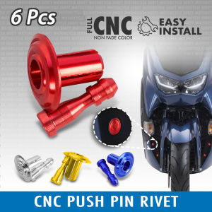 Precision Lock Push Pin Rivet CNC Aluminum M5x15 For Motorcycle Universal
