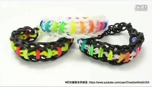 Sacesr 32 Grids Rainbow Rubber Bands Hand Knitting Device DIY Color Rubber Bands Educational Childrens Toys Gifts Braided Bracelet Set N7Y3P