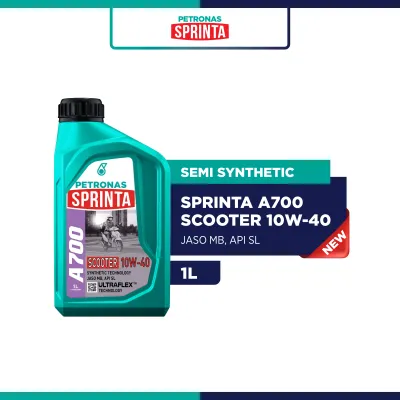 PETRONAS Sprinta A700 Scooter 4T 10W40 Semi Synthetic Engine Oil (1L)