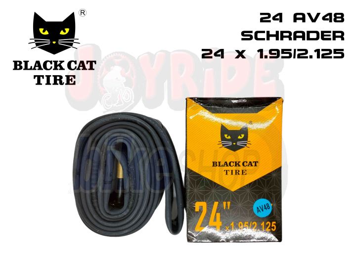 BLACK CAT INNER TUBE (700c 24 26 29) (AV/FV) (PRESTA/SCHRADER