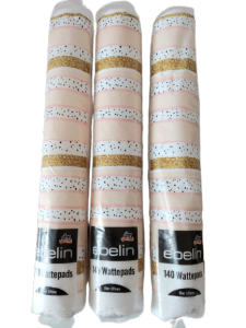 Bông tẩy trang hiệu Ebelin 2 mặt Cotton Pads 2 lớp 140 miếng nhập khẩu từ Đức