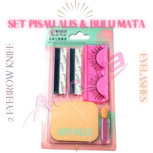 Set Bulu Mata Palsu Tempel/Eyelash 1Set Isi 4 Barang Paket Bulu Mata Palsu/Tempel-Aurora Store (C0D)