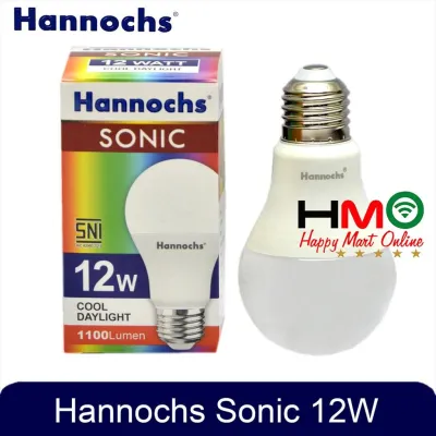 Lampu LED Hannochs Putih Bohlam LED 12W 12 Watt 6500K Cool Day Light