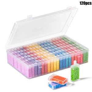 96/120Grid Capacity Bead  Craft Storage  96 Individual Compartments - Heavy-Duty Plastic  Lid  Beadwork Painting Embroider2026