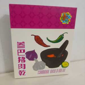 Loong Kee Chewy Sambal Pork Jerky Multipack 180gm