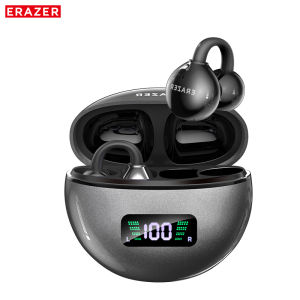 Lenovo ERAZER XF55 AI Translator Real-time Translation Bluetooth Earbuds Clip-on TWS Earbuds Bluetooth 6.0 HiFi Sound Quality IPX5 Waterproof Wireless Earbuds One-Year Warranty
