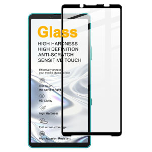 Tempered Glass For Sony Xperia 10 VIII VII Protector Film Full Screen Coverage HD Clear FM0003