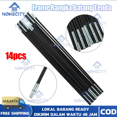 【COD】Frame Rangka Batang Tenda Fiber Fibre 8.5mm x 52cm & 7.9mm x 60cm & 6.9mm x 52cm 6.9mm x 60cm / obral frame fiber tenda great outdoor 6.9mm x 60cm murah / Frame Tenda Fiberglass / Frame Tiang Tenda Fiber / Frame Tenda Dome Fiber