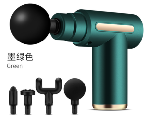 Portable Mini Massage Gun | 6 Speed Settings | 4 Attachments | Deep Tissue Therapy for Neck Back & Legs