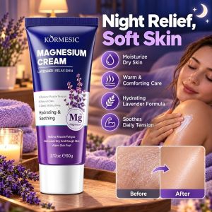 Magnesium Cream Muscle Relief Cream Soothing Moisturizing Body Lotion Sore Muscles Daily Hydration Skin Care