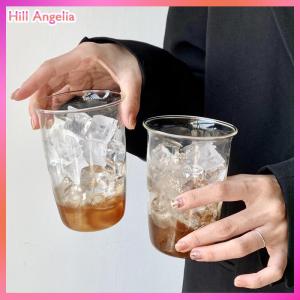 [Hill Angelia] Coffee Cup Curled Latte Cups Household Drinkware Juice Milk Simple Mug Transparent Water Bottles ware Cups Coffeeware
