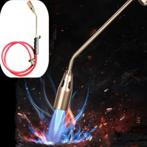 ที่เผาขาหมู เผายางมะตอย ใช้ได้กับข้อต่อแก๊ส หัวจุดแก๊สไฟฉายเครื่องมือจุดไฟดีซีลอินเทอร์เฟซThicken Liquefied Gas Single Openและเหล็กทองเหลืองชุบสำหรับเนื้อกำจัดขนบ้านรั่วซ่อมซ่อม