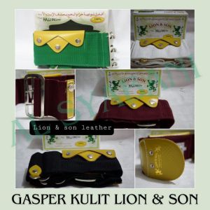 GASPER KULIT MERK LION & SON/ GESPER BETAWI/ GESPER HAJI