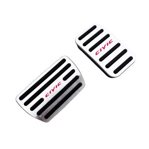 For Honda Civic Fe Fc 2016-2024 Modification Accessories，Car Foot Pedal Non Slip Auto Car Sport Mugen Pedal Brake Clutch Foot Pedal Cover Plug And Play