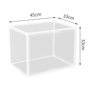 กล่องเก็บของ กล่องฟิกเกอร์ กล่องใส่โมเดล วัสดุโปร่งใส กันฝุ่นวางซ้อนกันได้ ตัวเลือกขนาดหลายขนาด วัสดุอะครีลิค