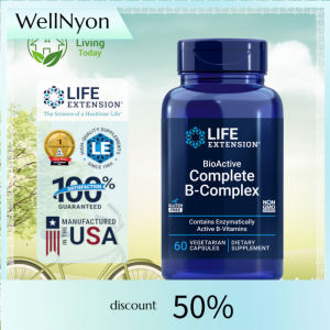 BioActive Complete B Complex - 60 vegetarian capsules [Life Extension : Exp 11/27]