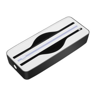 UNQIN Wall Mounted Double Slot Food Wrap Dispenser ic Sliding Cutter Double-groove Cling Film Cutter Box Household Plastic Tin Foil Cutter Baking Paper