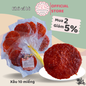 1 Xâu Khô Cá Bò Rim Sate Ép Miếng 2c Mart