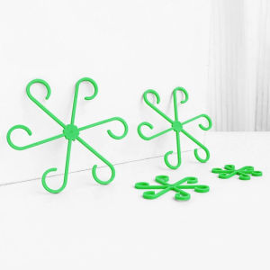 4Pcs Flower Stem Gathering Racks Plant Stem Support Clips Hydroponic Branch Fixing Pot Rack