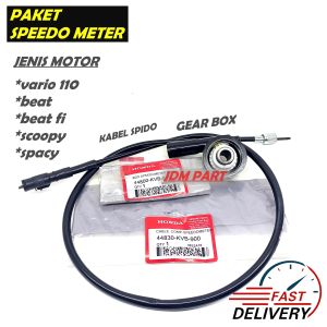 PAKETAN GEARBOK + KABEL KILO METER VARIO 110 / BEAT KARBU /BEAT FI / BEAT POP / SCOOPY / SPACY / GIR BOX / GIR BOK 1 SET / GIGI SPIDO / SPEEDO METER / KABEL GEAR BOX KILO METER /TALI SPIDO METER GEARBOX KVB / KVY PAKET GIR BOK