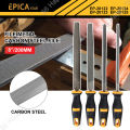 EPICA STAR File Metal Carbon Steel File Flat/Half Round/Triangular/Fine File Multi-Functional Woodworking Hand Tool. 
