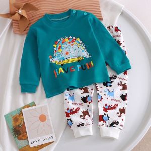 พร้อมส่งในไทย ชุดนอนเด็ก แขนยาวขายาว ผ้าดีมาก