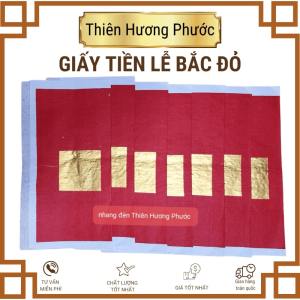 1 xấp tiền đinh đỏ vàng mã cúng gia tiên tứ phủ tổ cô ông mãnh bà mãnh