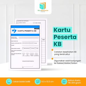 KARTU KB | Kartu Peserta Keluarga Berencana | Harga 25 Kartu