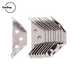 💖【Special price】💖Cjing 10ชิ้นข้อต่อมุมเฟอร์นิเจอร์สากลที่ยึดมุมสแตนเลสสำหรับงานหนักที่ยึดเข้ามุมสำหรับไม้