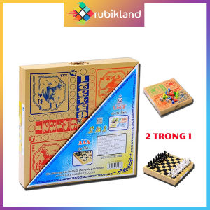 [LHT] Bộ Cờ 2in1 Liên Hiệp Thành Cờ Cá Ngựa Cờ Vua 2 Trong 1 Cờ Đua Ngựa Đồ Chơi Trí Tuệ Thể Thao Trẻ Em - Little Kobo