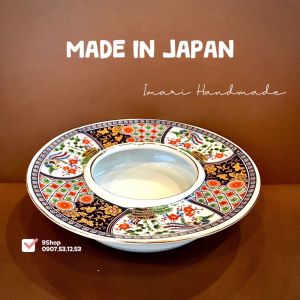 [Hàng Hiếm Japan Limited] 01 Chiếc Gạt Tàn Vẽ Tay Phong Cách Imari Từ Nhật Bản - Tích Phụng Hoàng Mai Cúc Trúc