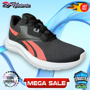 Reebok Energen Lux Sneakers Pria Warna Abu Tua/Ungu/Hitam/Fluorescent Green - Sepatu Running Nyaman