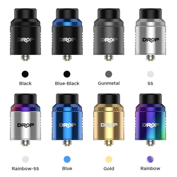 COD] Drop v1.5 by GeekVape RDA 24mm Best Clone Vape DigiFlavor Rainbow  Gunmetal Silver Black Rda - Lazada | Lazada Indonesia
