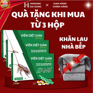 [COMBO 4 Hộp] Thuốc diệt gián sinh học AMB diệt tận gốc tất cả các loại gián hiệu quả an toàn cho gđ