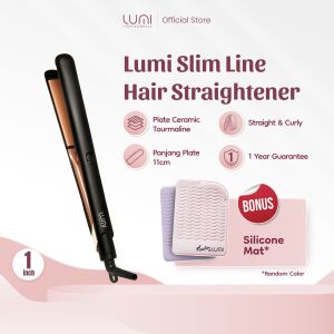Catokan Lumi Slim Line Hair Straigtener 1 inch - Hair straightener lurus curly keriting